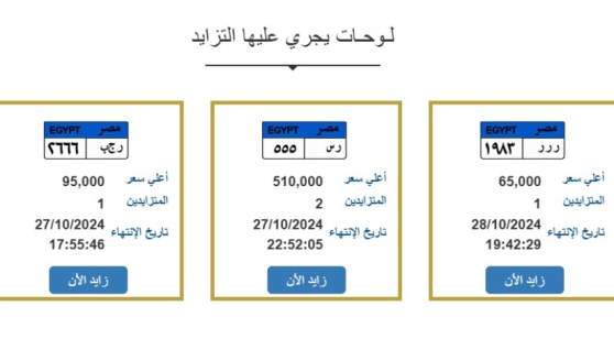 لوحات معدنية مميزة للسيارات