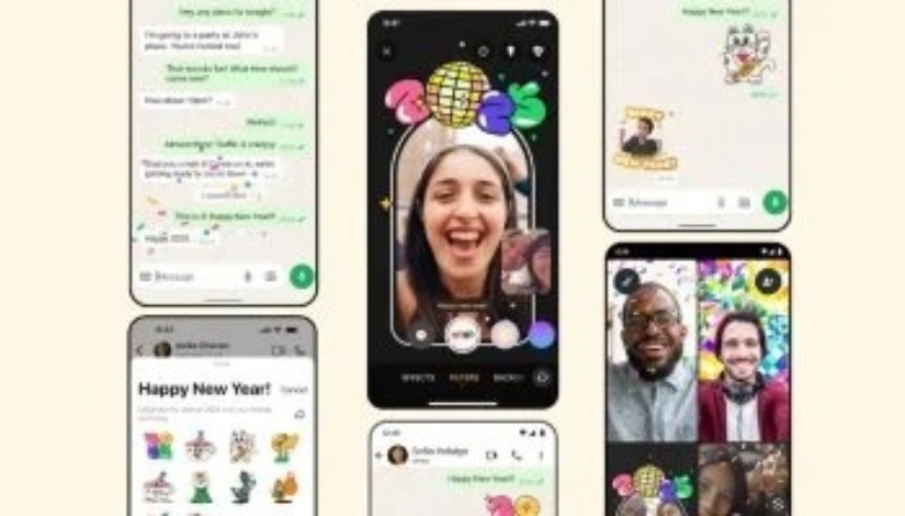 واتساب تطلق تأثيرات اتصال ورسوم متحركة وملصقات جديدة