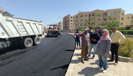 رئيس جهاز مدينة الشروق يتابع الاعمال الجارية