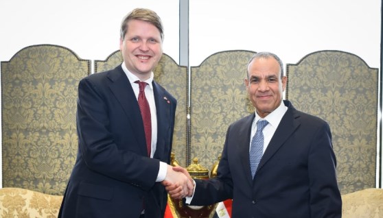 وزير الخارجية مع وزير التنمية الدولية النرويجي وزير الخارجية مع وزير التنمية الدولية النرويجي