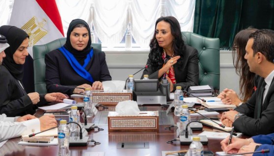 وزيرة التضامن مع وزيرة الدولة للتعاون الدولي بدولة قطر وزيرة التضامن مع وزيرة الدولة للتعاون الدولي بدولة قطر