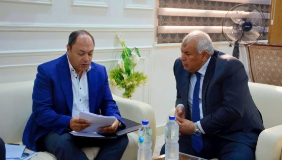 محافظ الوادي الجديد ورئيس هيئة تنمية الصعيد محافظ الوادي الجديد ورئيس هيئة تنمية الصعيد