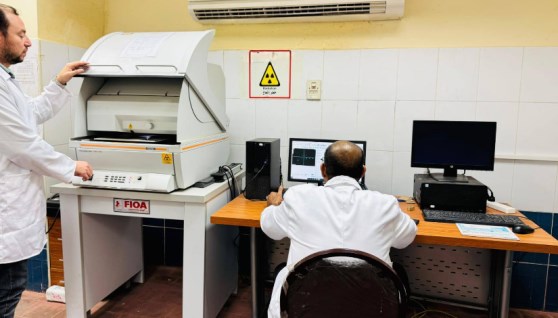 معمل X-RAY متخصص بفحص الذهب