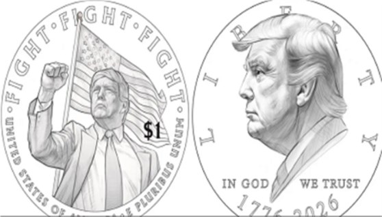 ترامب على العملة الأمريكية فئة الدولار ترامب على العملة الأمريكية فئة الدولار