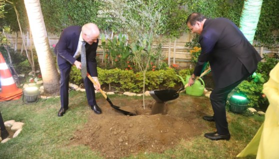 وزير الزراعة خلال الاحتفالية وزير الزراعة خلال الاحتفالية