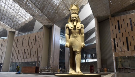 الملك رمسيس في المتحف المصري الكبير الملك رمسيس في المتحف المصري الكبير