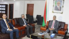 السفير المصري مع وزير الزراعة والسيادة الغذائية الموريتاني