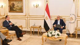 وزير الري مع رئيس معهد قبرص