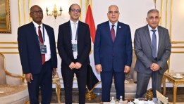 وزير الري مع المدير الإقليمي للشرق الأدنى وشمال أفريقيا وأوروبا بالصندوق الدولي للتنمية الزراعية