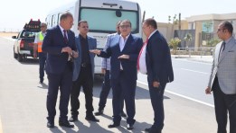 جولة تفقدية للجنة العليا للتفتيش الأمني والبيئي بمطار سفنكس الدولي