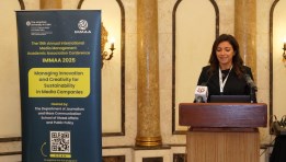 اختتم قسم الصحافة والاعلام بالجامعة الأمريكية مؤتمر IMMAA 2025 بتوصيات لاستدامة الإعلام اختتم قسم الصحافة والاعلام بالجامعة الأمريكية مؤتمر IMMAA 2025 بتوصيات لاستدامة الإعلام