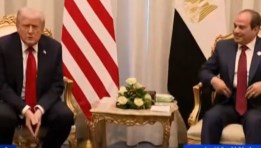 الرئيس السيسي مع نظيره الأمريكي ترامب