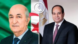 أجرى الرئيس عبد الفتاح السيسي مع رئيس الجمهورية الجزائرية