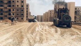تنفيذ المرافق الرئيسية بمنطقة البوليفارد تنفيذ المرافق الرئيسية بمنطقة البوليفارد