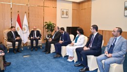 وزير الموارد المائية والري مع نائب رئيس الوزراء ووزير البيئة بجمهورية سلوفاكيا