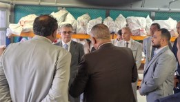 جولة تفقدية لرئيس مصلحة الجمارك في قرية البضائع بمطار القاهرة الدولي