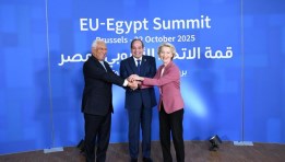 الرئيس عبد الفتاح السيسي خلال مشاركته في القمة المصرية الأوروبية الأولى