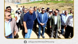 وزير الإسكان يتابع سير العمل بمشروع حدائق "تلال الفسطاط"