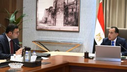 الدكتور مصطفى مدبولي، رئيس مجلس الوزراء و المهندس شريف الشربيني، وزير الإسكان والمرافق والمجتمعات العمرانية