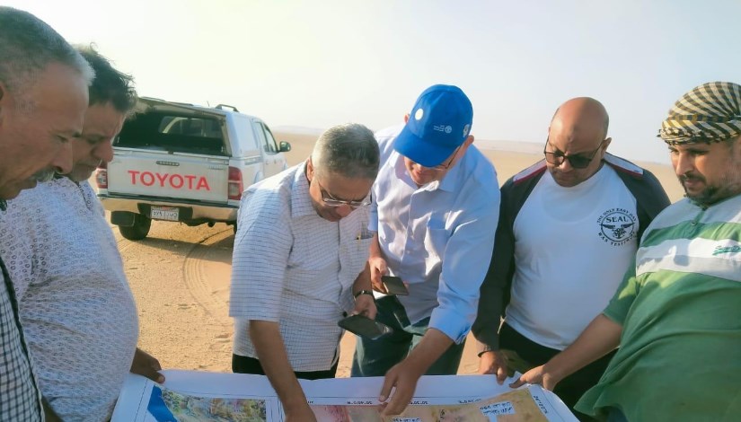 نفيذ أعمال حصر وتصنيف الأراضي في المناطق المجاورة لبحيرات توشكى نفيذ أعمال حصر وتصنيف الأراضي في المناطق المجاورة لبحيرات توشكى