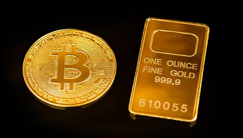 البيتكوين والذهب 