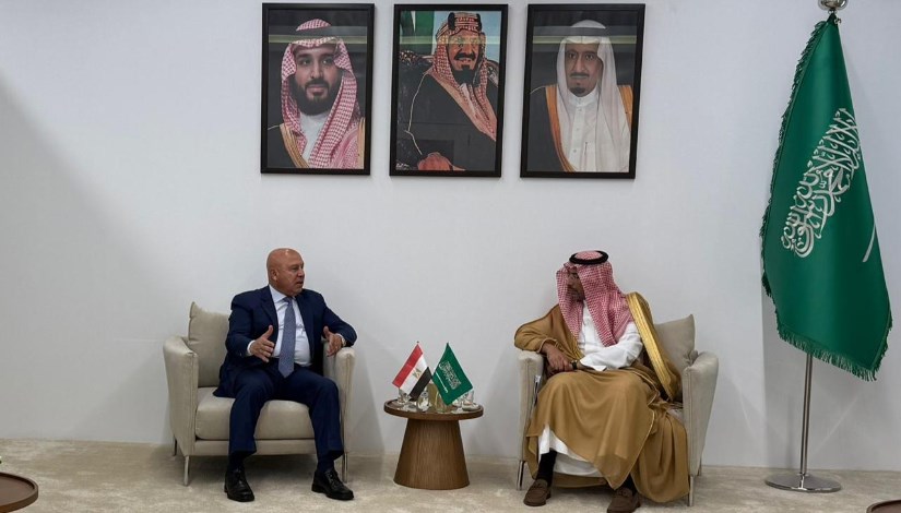 كامل الوزير مع نظيره السعودي كامل الوزير مع نظيره السعودي