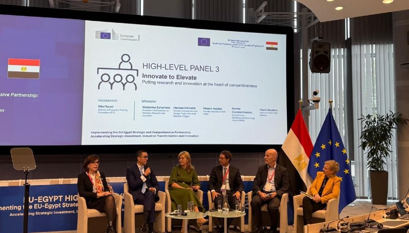 وزير الاستثمار خلال مشاركته في الجلسة الرفيعة المستوى بالقمة المصرية الأوروبية وزير الاستثمار خلال مشاركته في الجلسة الرفيعة المستوى بالقمة المصرية الأوروبية
