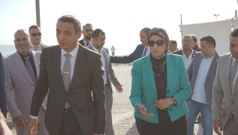 زيارة اللواء طارق الشاذلي لمدينة السويس الجديدة زيارة اللواء طارق الشاذلي لمدينة السويس الجديدة