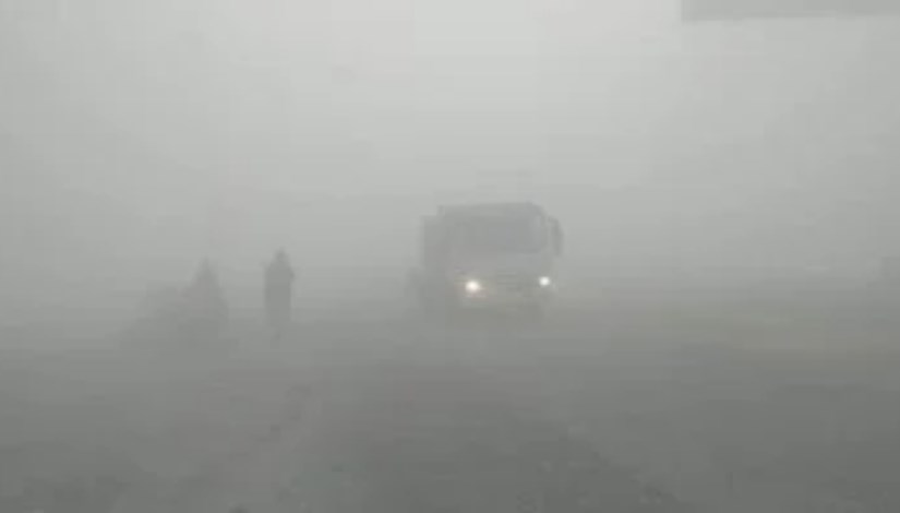 شبورة مائية في الصباح