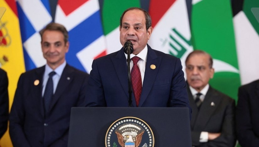الرئيس عبد الفتاح السيسي خلال قمة شرم الشيخ للسلام الرئيس عبد الفتاح السيسي خلال قمة شرم الشيخ للسلام