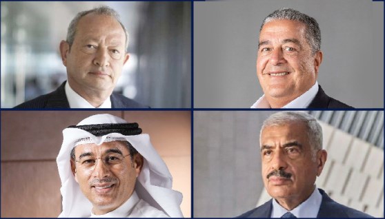 ياسين منصور - نجيب ساويرس - محمد العبار - هشام طلعت مصطفى