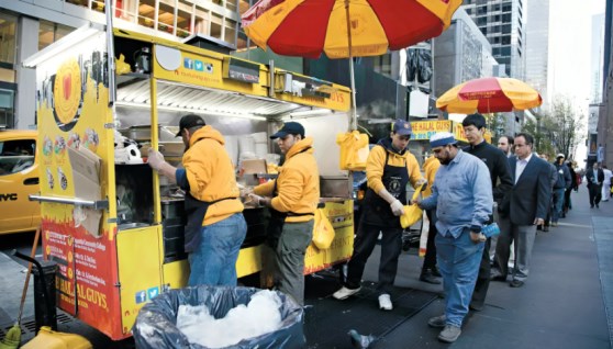 عربات الطعام في نيويورك