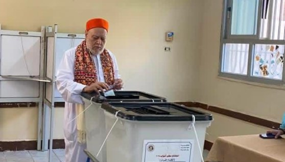 الدكتور علي جمعة يدلي بصوته في انتخابات مجلس النواب