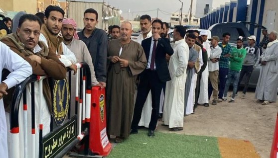 إقبال المواطنين على الانتخابات في مطروح