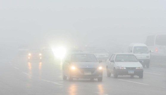 الشبورة على بعض الطرق