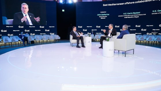 وزير البترول خلال لقائه وزير الطاقة القبرصي