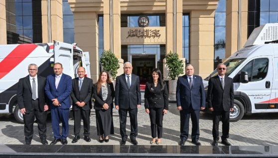 جانب من استقبال النيابة العامة لوزارة التخطيط