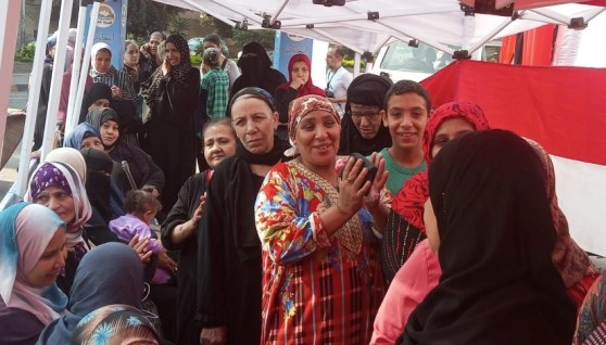 من أمام اللجان الانتخابية بدوائر الهرم والعمرانية