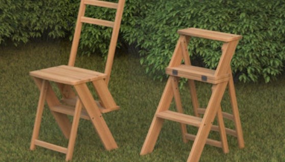 صناعة السلالم الخشبية الصغيرة 