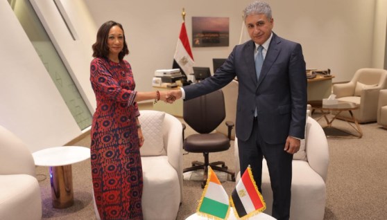 وزير السياحة والآثار ووزيرة الثقافة بجمهورية كوت ديفوار