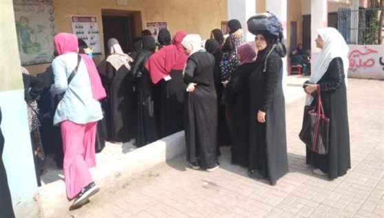 جانب من الانتخابات اليوم