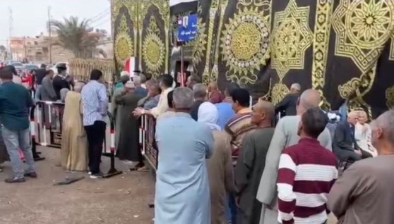 جانب من الانتخابات في كفر الشيخ