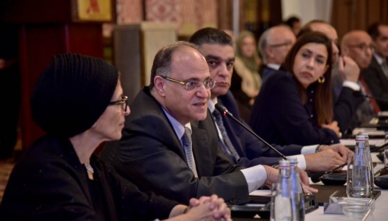 رئيس هيئة الدواء خلال اللقاء