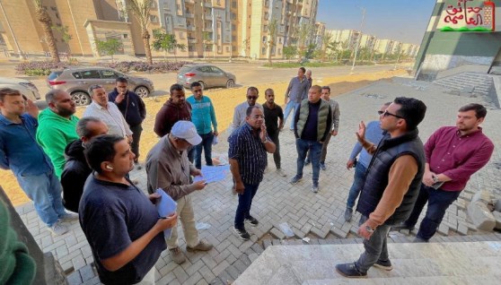 جولة لجهاز حدائق العاصمة لمتابعة المشروعات