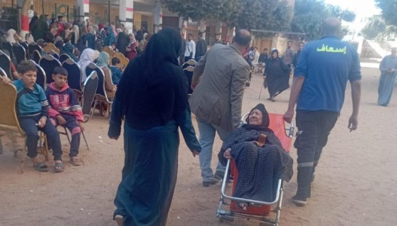 من أمام لجان القناطر الخيرية