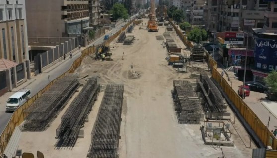 غلق شارع الهرم لتنفيذ أعمال المترو 