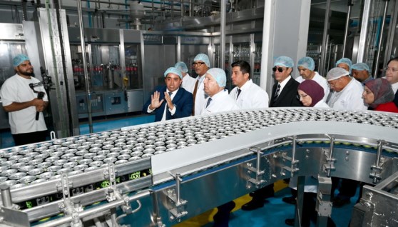 جولة كامل الوزير بمصنع كاري للصناعات الغذائية