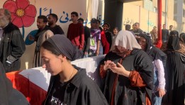 توافد الناخبين على مدرسة التونسي الابتدائية بالقاهرة 