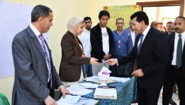 أشرف صبحي وزير الشباب والرياضة يُدلي بصوته في انتخابات النواب 2025