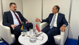 وزير الخارجية مع نظيره البوسنى